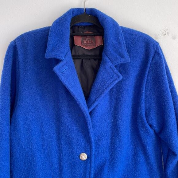 Vintage Woolrich wool mohair blend heavy weight 3 button blazer coat sz M - Picture 2 of 10